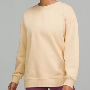 LIKE NEW Lululemon oversized crew in prosecco